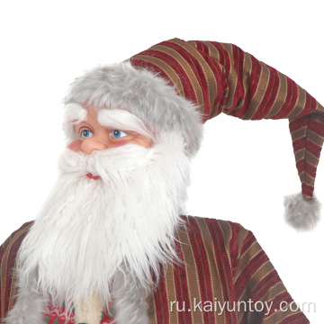 Творческие рождественские украшения Санта -Клауса